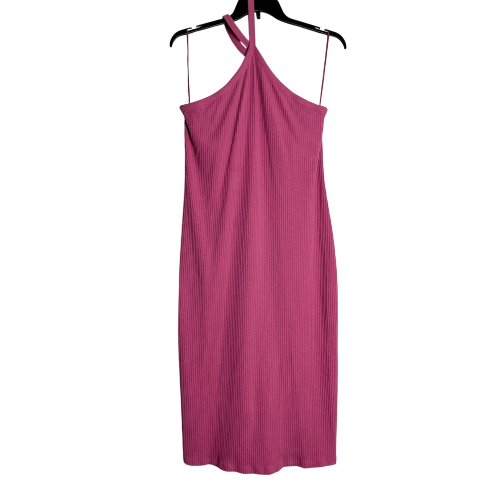 Old‎ Navy Pink Ribbed Halter Neck Midi Dress Plus Size 2X